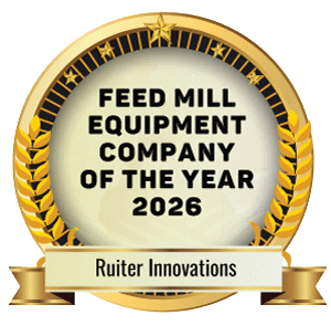 Ruiter Innovations Agri Business Review Feed Mill Equipment Company of the Year seal